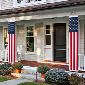 LinaGarten easy-to-hang porch banner with two grommets