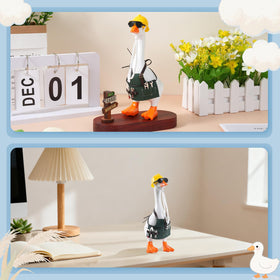 Linastu desk goose metal-look tools deliver authentic mini tool aesthetics