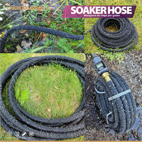 LINCHOC GARDEN 1/2 inch hose in compact setup ideal for pots and raised beds.