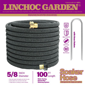 LINCHOC GARDEN high-flow 5-8 inch hose maintains pressure over long runs
