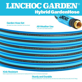 LINCHOC GARDEN brass connectors for a leak-free spigot seal