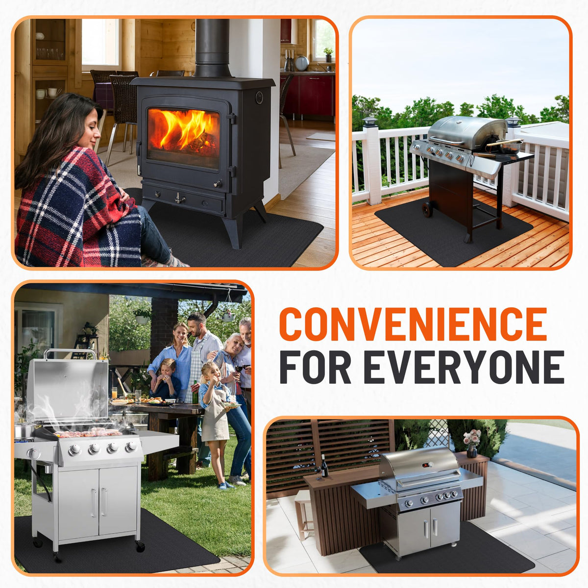 Linda's Essentials American-brand quality grill mat trusted by families