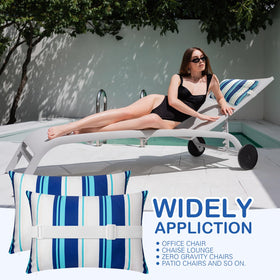 Lineshading beach chair pillow stain-resistant waterproof comfort by the water.
