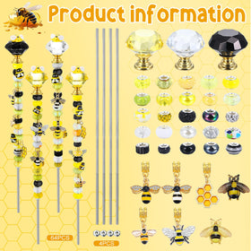 Lineshading bee pendant enhances whimsy and invites visitors to explore your garden.