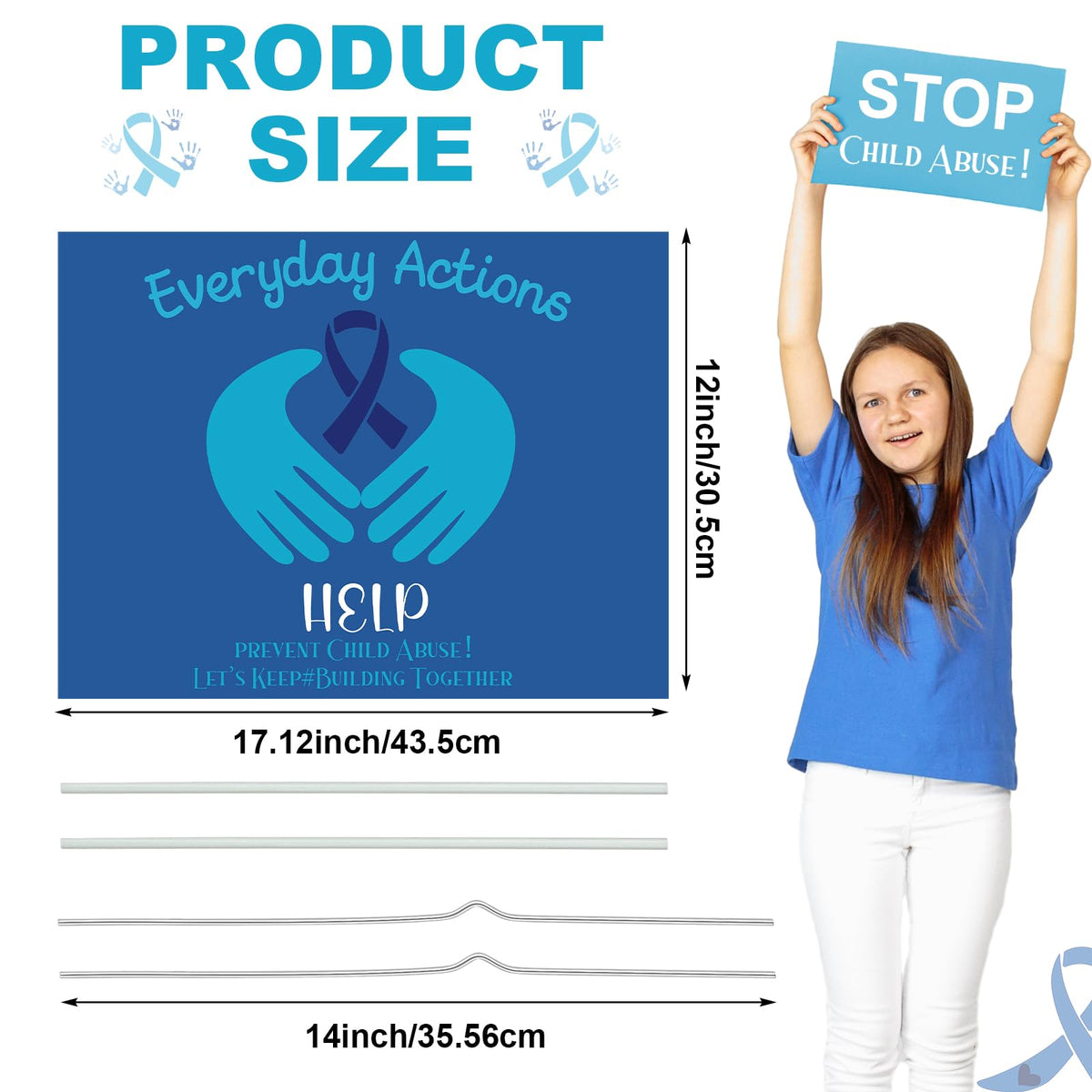 Lineshading outdoor signs spread the prevention message across your yard.