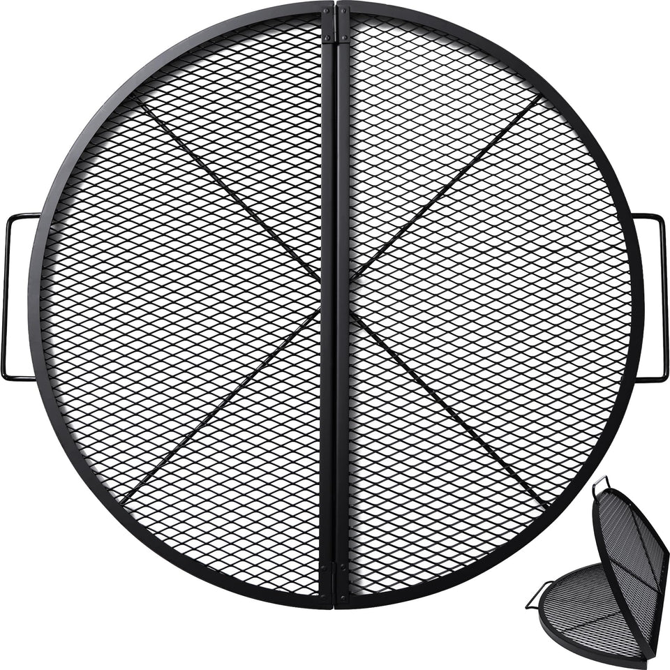 Lineslife 36-inch X-Marks grill diameter for large gatherings and even heat distribution.