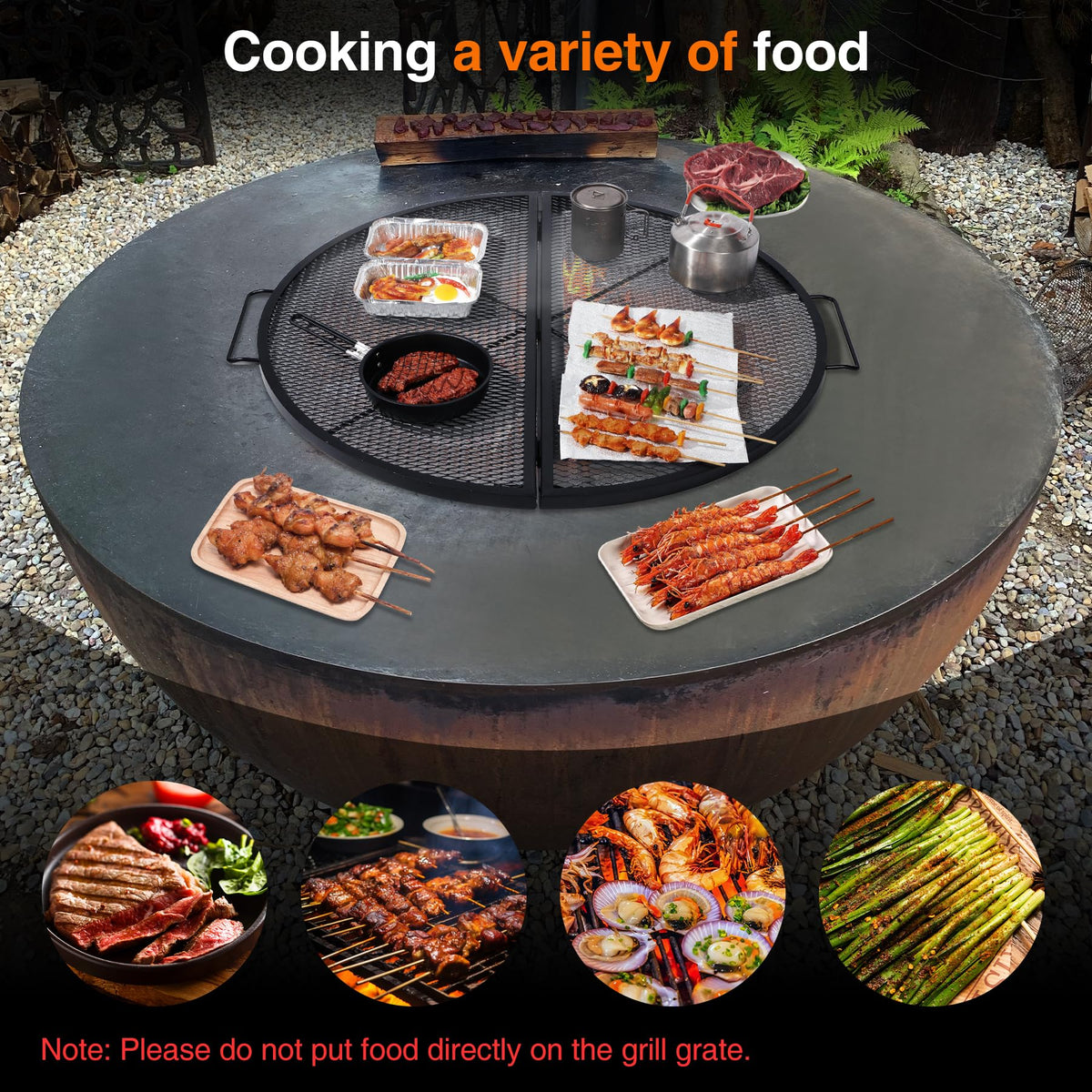 Lineslife backyard and camping grill accessory ideal for picnics and gatherings.