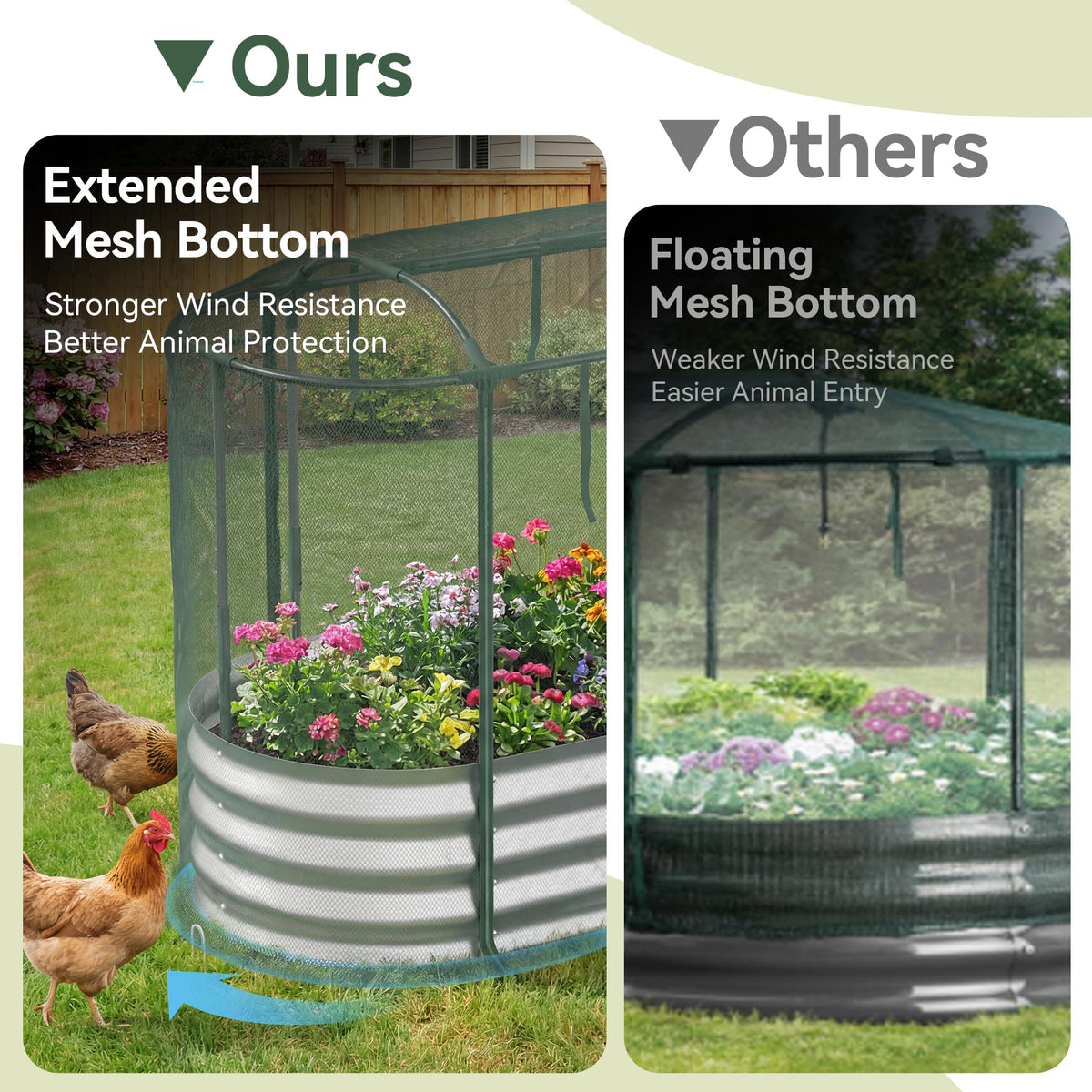 Lineware open-bottom bed supports deeper root growth and drainage