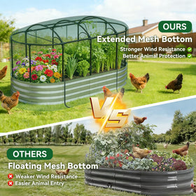 Lineware raised bed 6x3x1 ft fits compact garden layouts