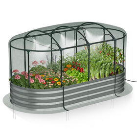 Lineware raised bed with self-watering system ensures even hydration for vegetables