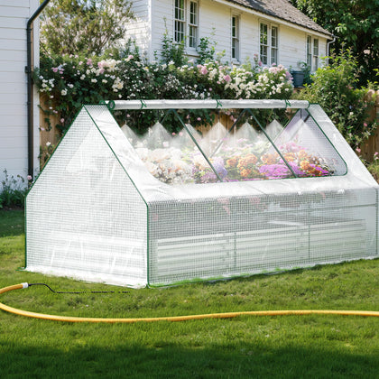 Lineware raised garden bed with self-watering system for consistent hydration.