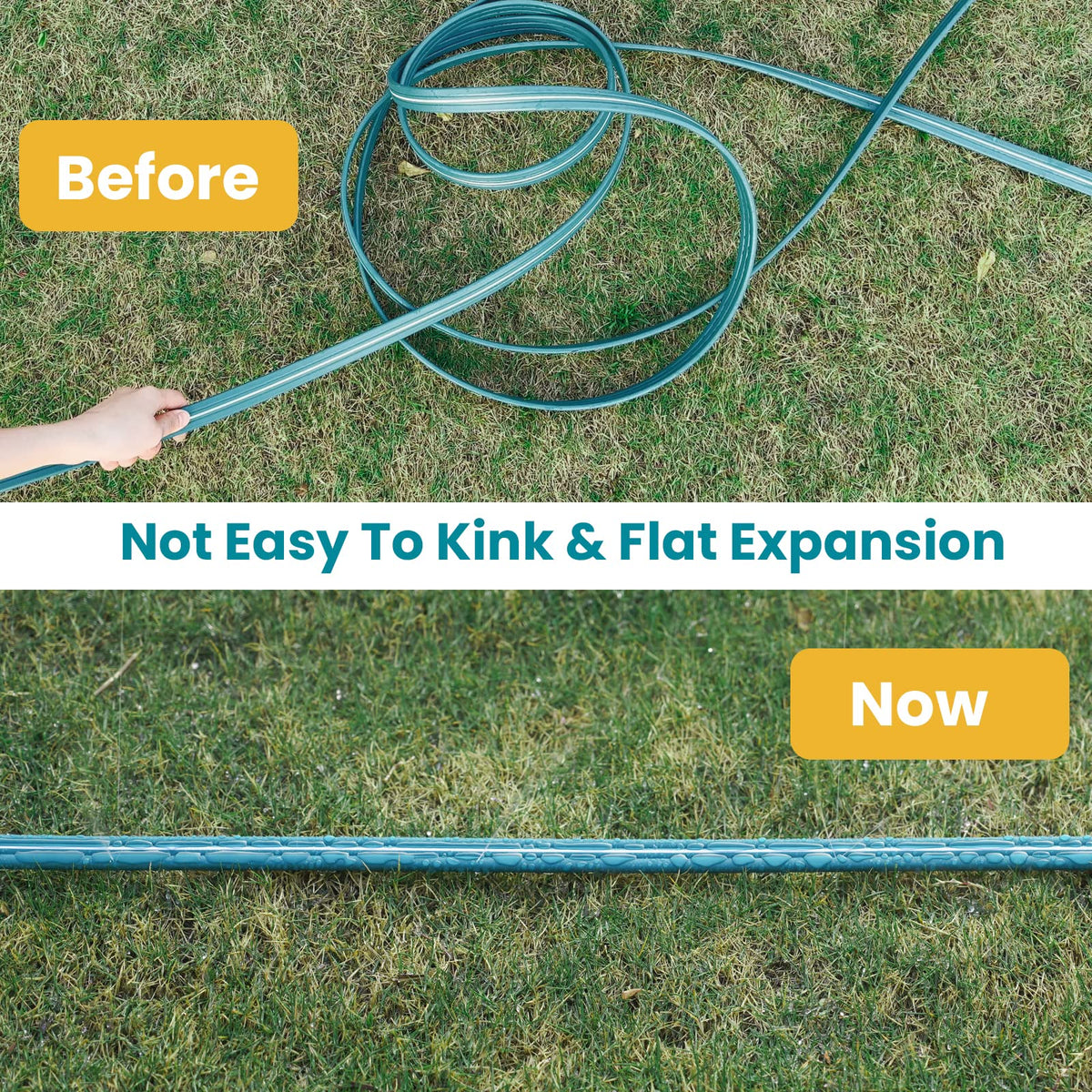 LINEX shows even water spray across lawn with 3-tube design