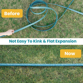 LINEX shows even water spray across lawn with 3-tube design