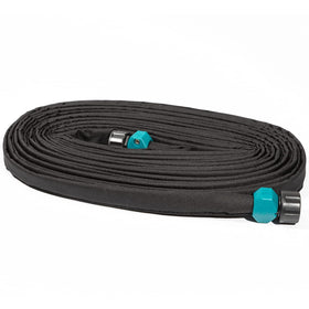 LINEX flat soaker hose half-inch 75ft for even watering along garden beds