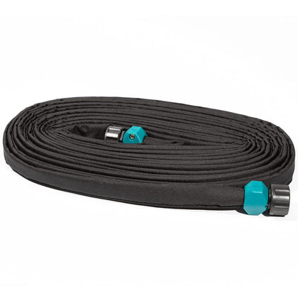 LINEX flat soaker hose half-inch 75ft for even watering along garden beds