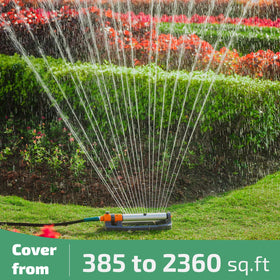 LINEX sprinkler with durable metal core for long-lasting outdoor use