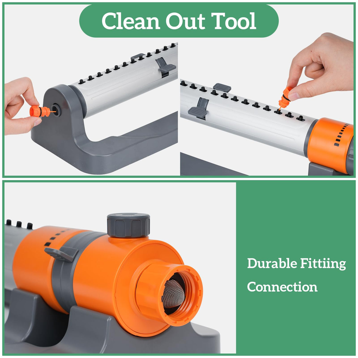 LINEX quick-connect hose adapter simplifies setup and cleanup