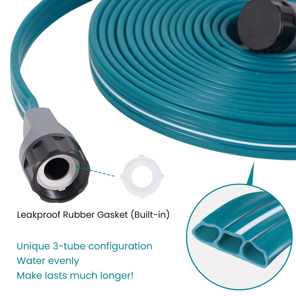 LINEX stakes secure ground coverage and reduce tangling