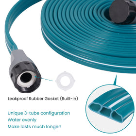 LINEX stakes secure ground coverage and reduce tangling