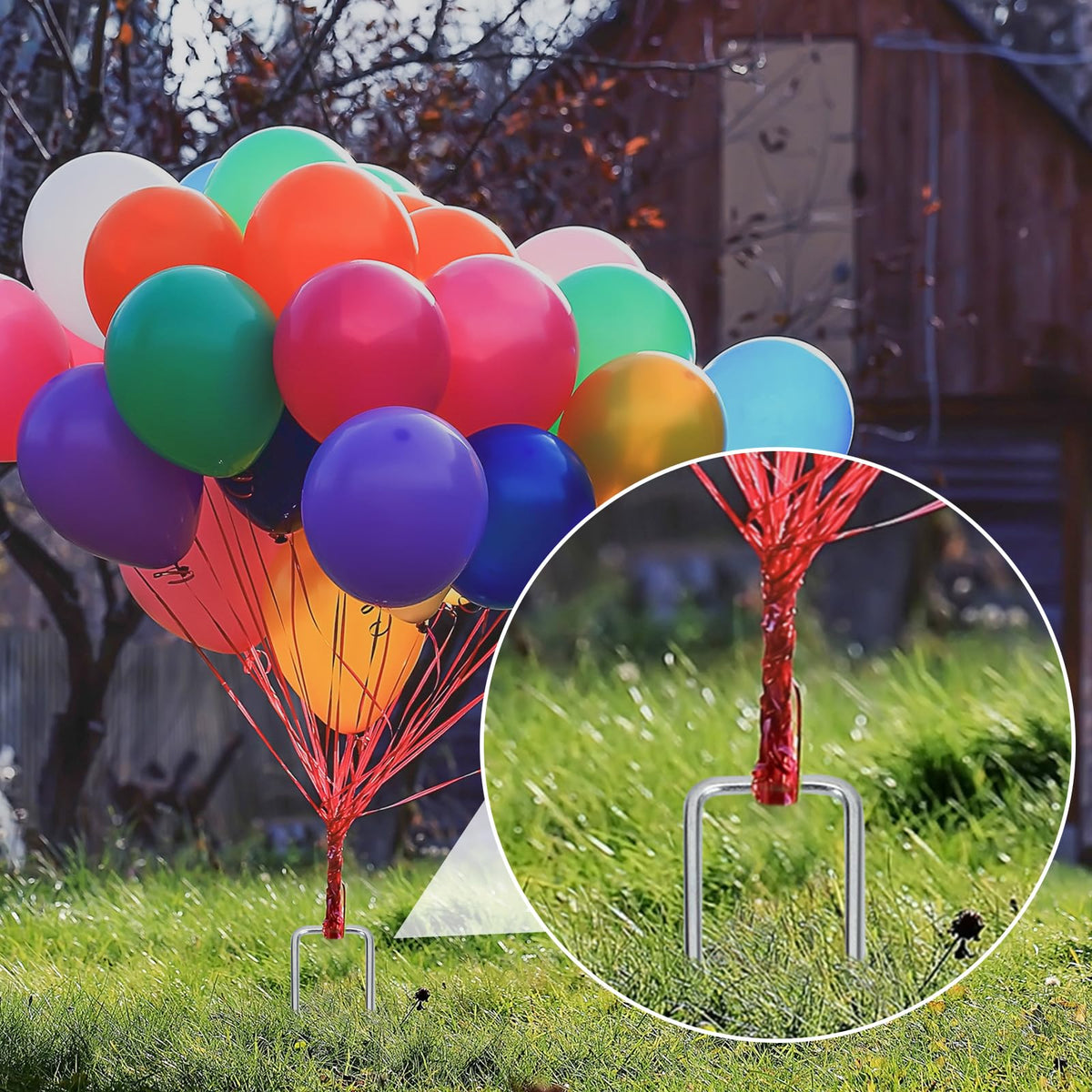 LINEX garden stakes ideal for outdoor events, tents, and decorative setups.