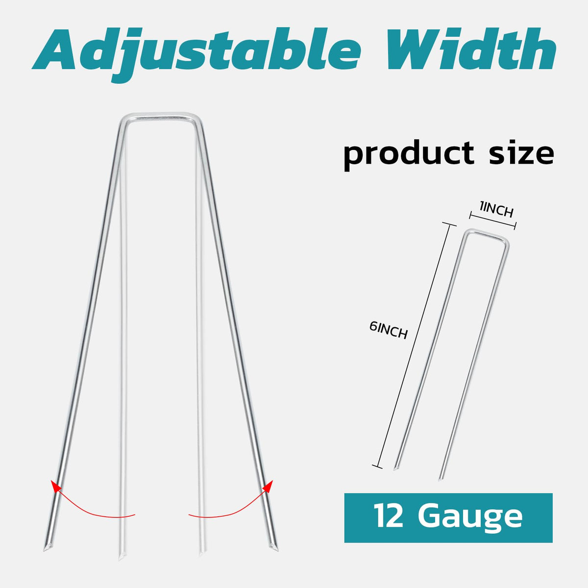 LINEX stakes featuring sharp angled ends for easy soil penetration.