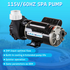 LINGXIAO 48WUA1501C-II spa pump 2-inch union connection for quick setup