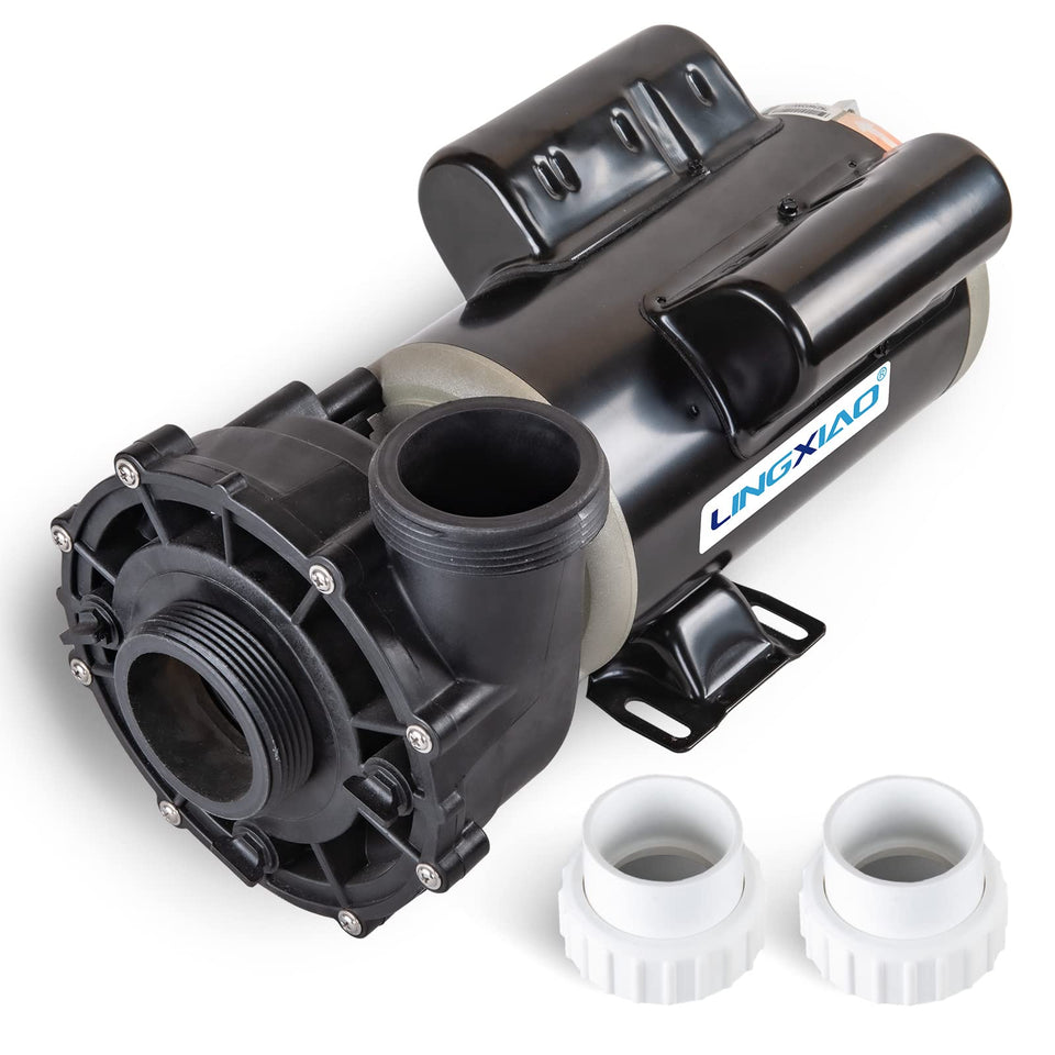 LINGXIAO 48WUA1501C-II spa pump front view for easy replacement in most spas