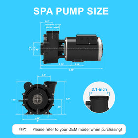 LINGXIAO 48WUA1501C-II spa pump internal copper windings indicate efficient performance