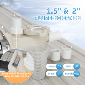 LINGXIAO adapters 2in-1-5in image shows easy plumbing connections