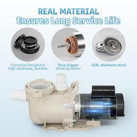LINGXIAO pump 115v-208-230v ready illustrates broad electrical compatibility