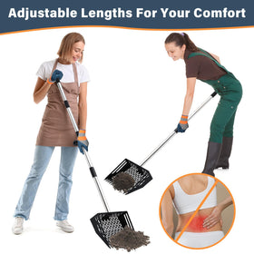Linidcoud durable stainless steel construction withstands wet manure and heavy bedding