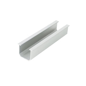 Link Solar mid and end clamps lock panels along rails for a clean, tight array.