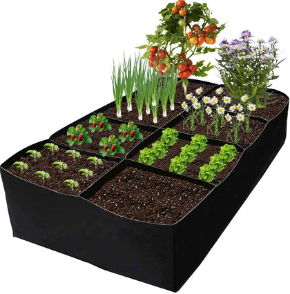Linksandt fabric grow bags front view for versatile indoor outdoor gardening