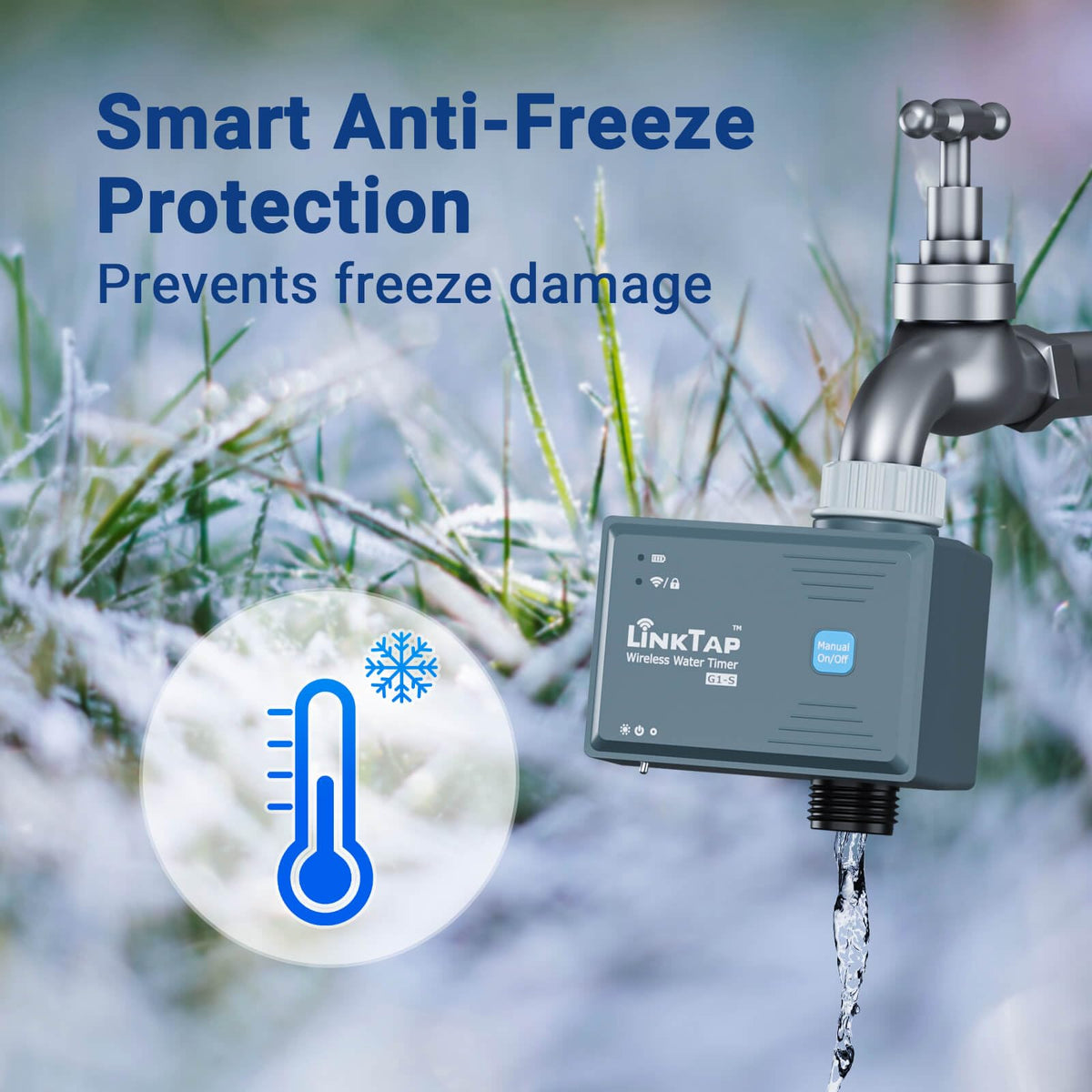 LinkTap G1S multi-device control supports scalable irrigation setups.