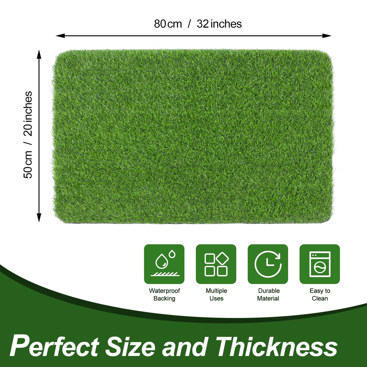 LINLA dog-pet area mat highlights pet-friendly, easy-clean surface.