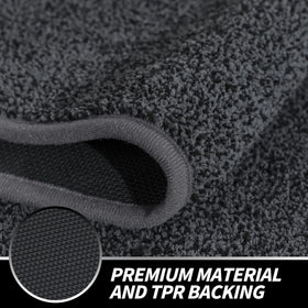 LINLA indoor doormat non-slip backing provides stable footing on dry floors