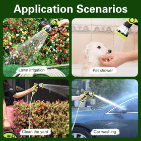 LINLiDA pet cleaning application provides gentle rinsing after play.