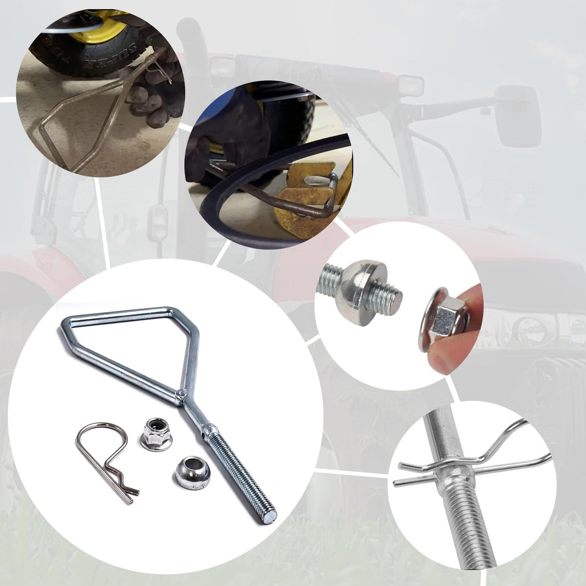 LINPGOLNE 14M7520 nut kit for secure deck hanger installation