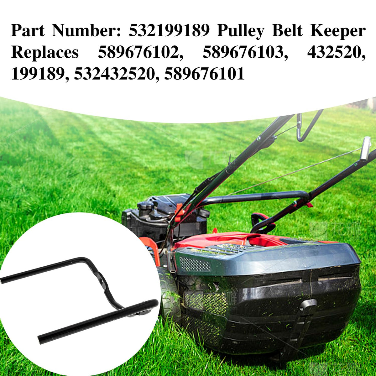 LINPGOLNE compatible with Craftsman, Husqvarna, and Poulan mowers for improved belt tracking