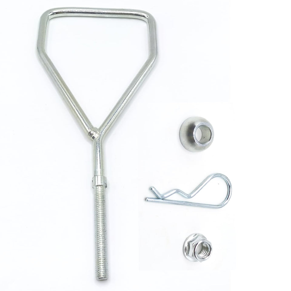 LINPGOLNE M146774 deck hanger arm kit for John Deere tractors showing arm kit and compatibility