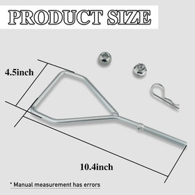 LINPGOLNE M147976 draft arm included in the kit for stable deck engagement