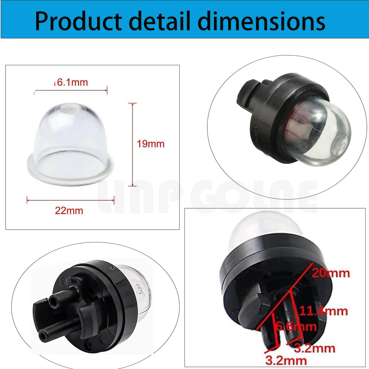 LINPGOLNE primer bulb compatibility with Husqvarna 435-450 models