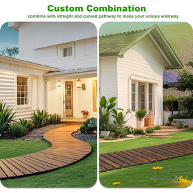 LINSHRY reinforced slat connections with rubber cords for durable outdoor use.