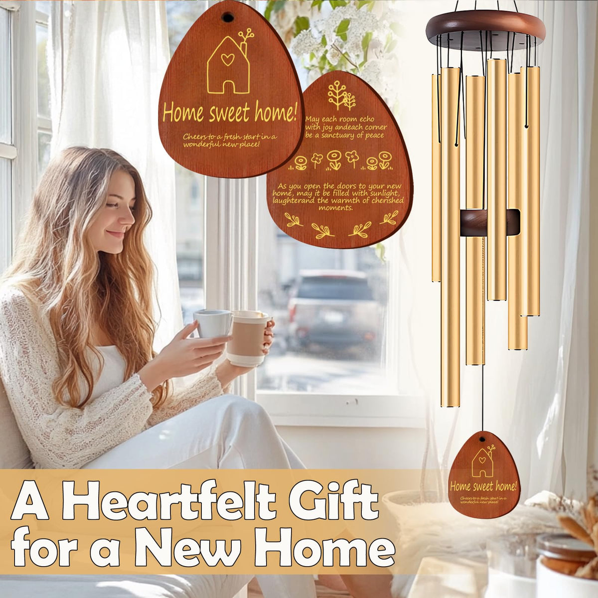 Lintriguingly wind chimes entryway hanging highlights calming tones