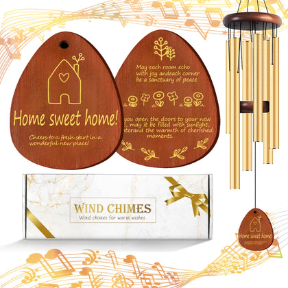 Lintriguingly 26-inch wind chimes front view creating welcoming ambiance