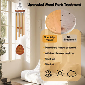 Lintriguingly wind chimes packaged as a ready-to-gift present