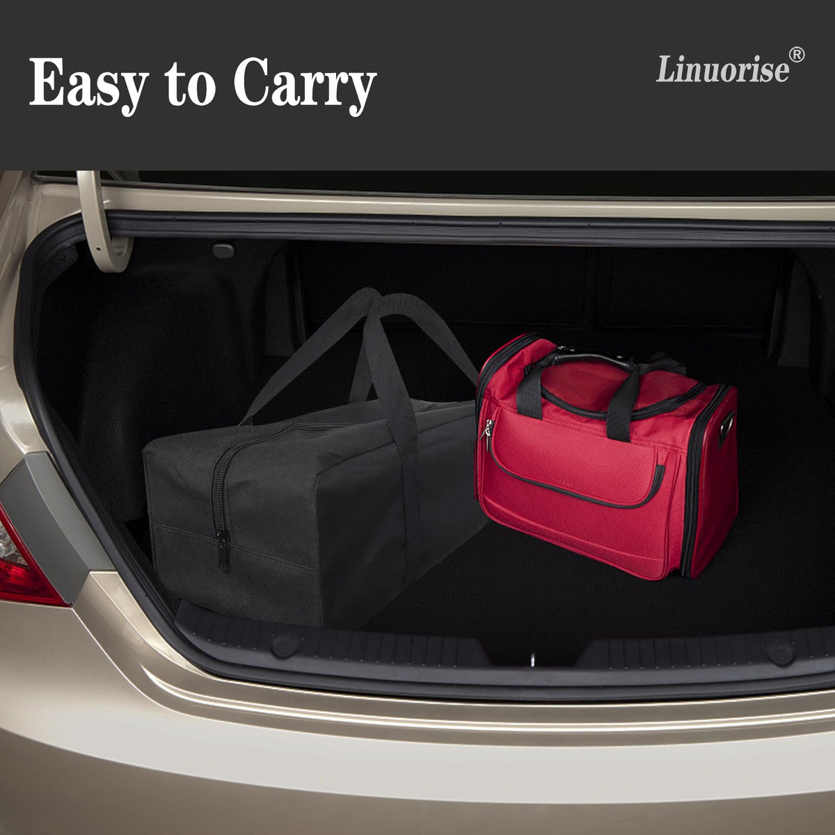 Linuorise bag outdoors in backyard or camping setting