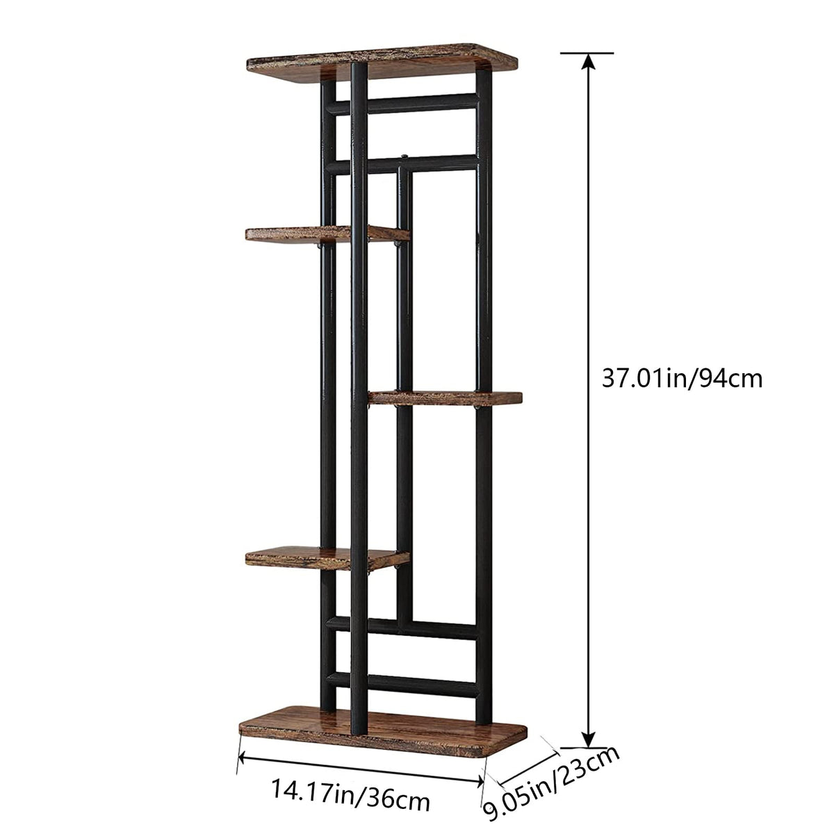 LINZINAR plant stand multi-use rack supports bonsai and decor accents
