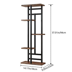 LINZINAR plant stand multi-use rack supports bonsai and decor accents