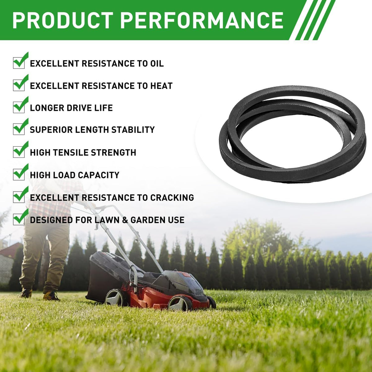 Liofairy 125907X belt packaging image highlights ready-to-install replacement.